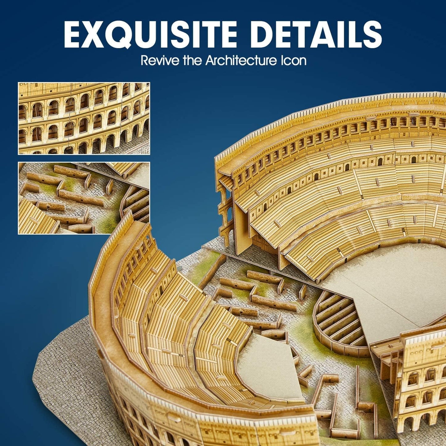 Cubic Fun 3D Puzzle The Colossem National Geographic medium DIY Building Kit