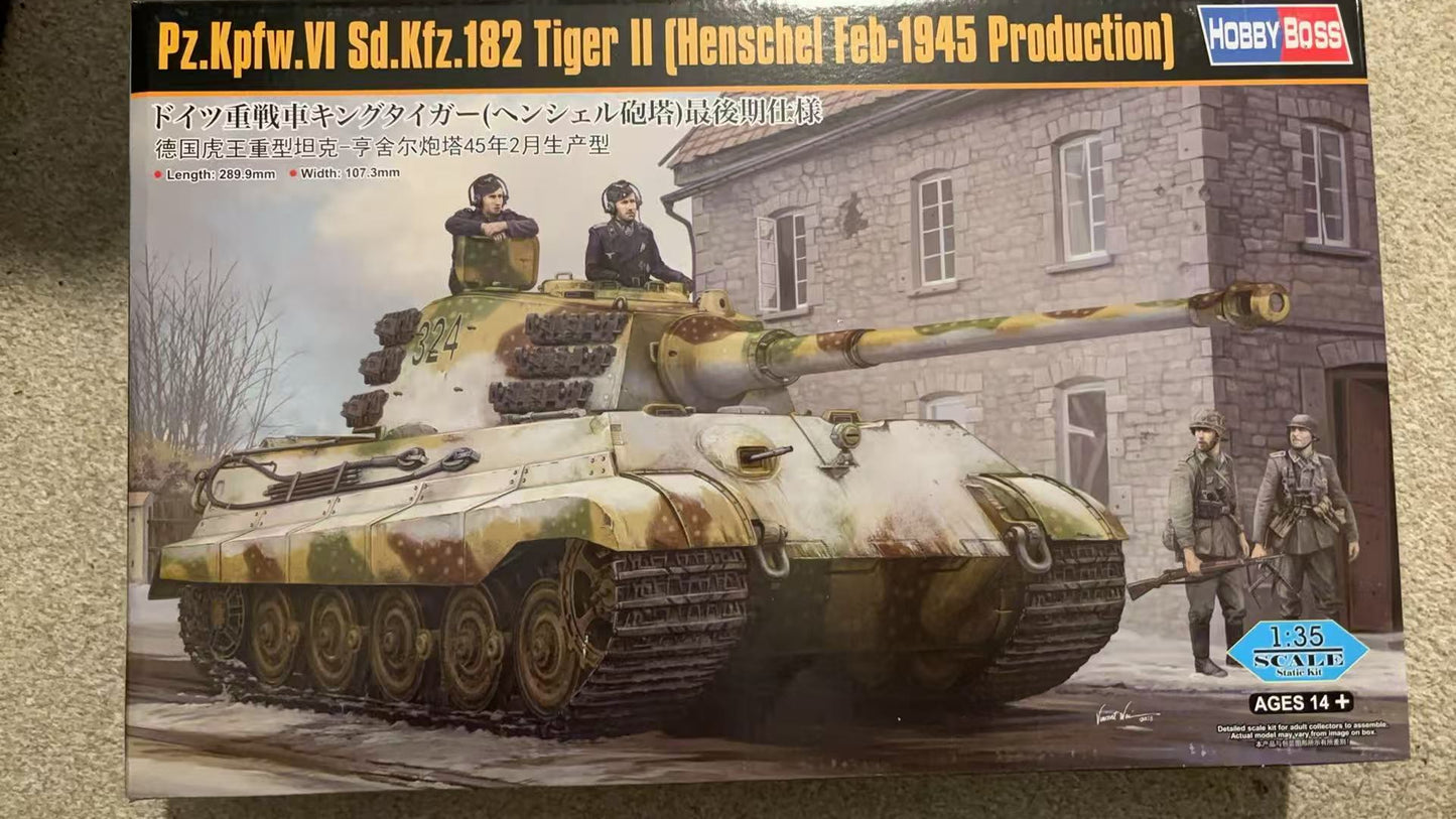 Trumpeter Hobbyboss 84532 1/35 Pz.Kpfw.VI 182 Tiger II Henschel Feb 1945 Product