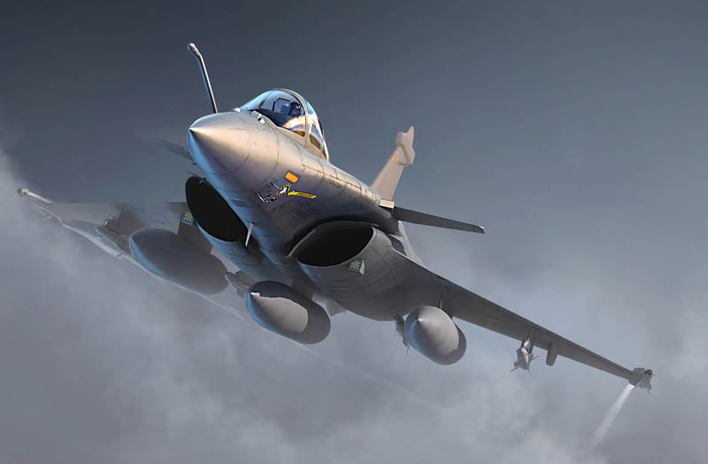 Trumpeter 03912 French Airforce Rafale C 1/144 Scale model kit
