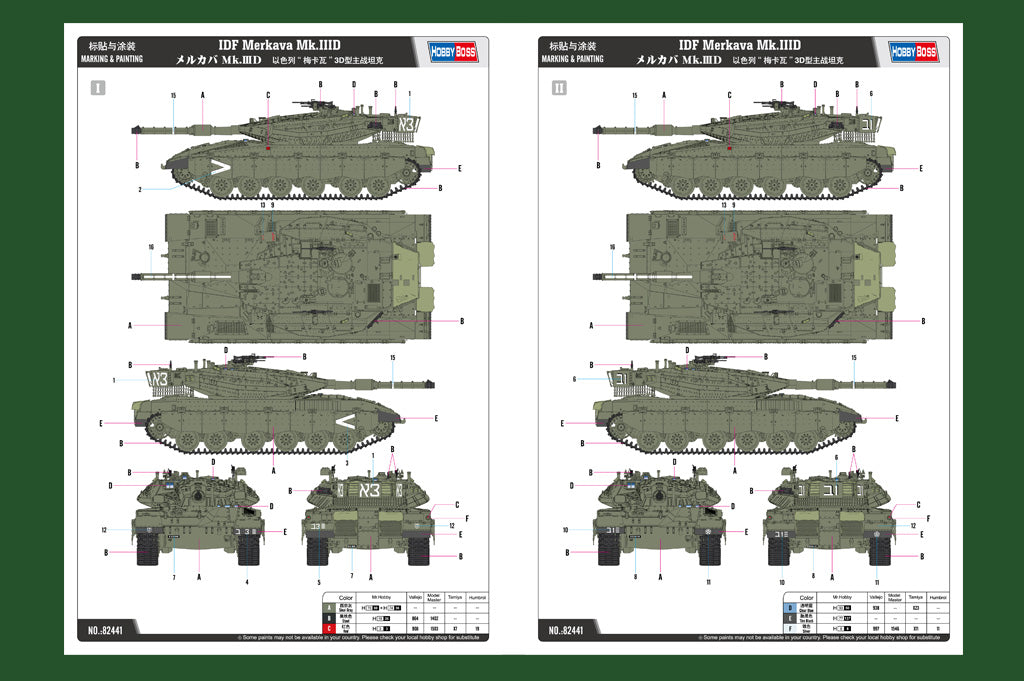 Hobbyboss IDF Merkava Mk.IIID 82441