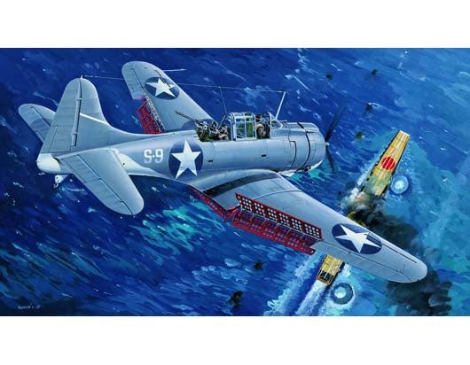 Trumpeter 02244 1/32 Scale Douglas SBD-3 Dauntless Midway (Clear Edition)