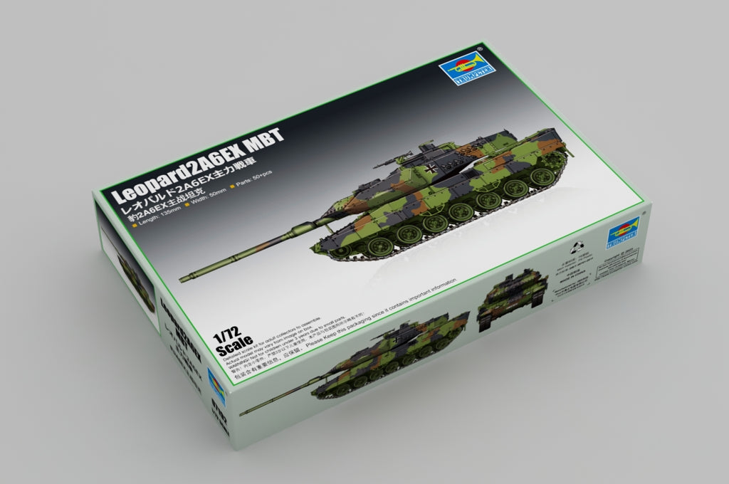 Trumpeter 07192 1/72 Leopard 2A6EX Main Battle Tank MBT Scale model kit