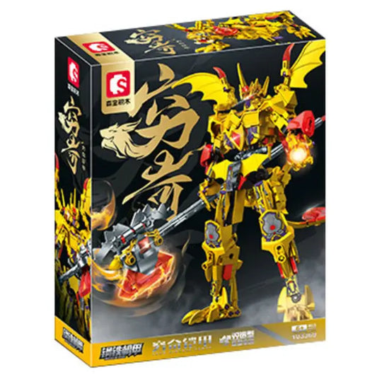 Sembo Block Mecha of Steel Transformable Robot Qiongqi Armor