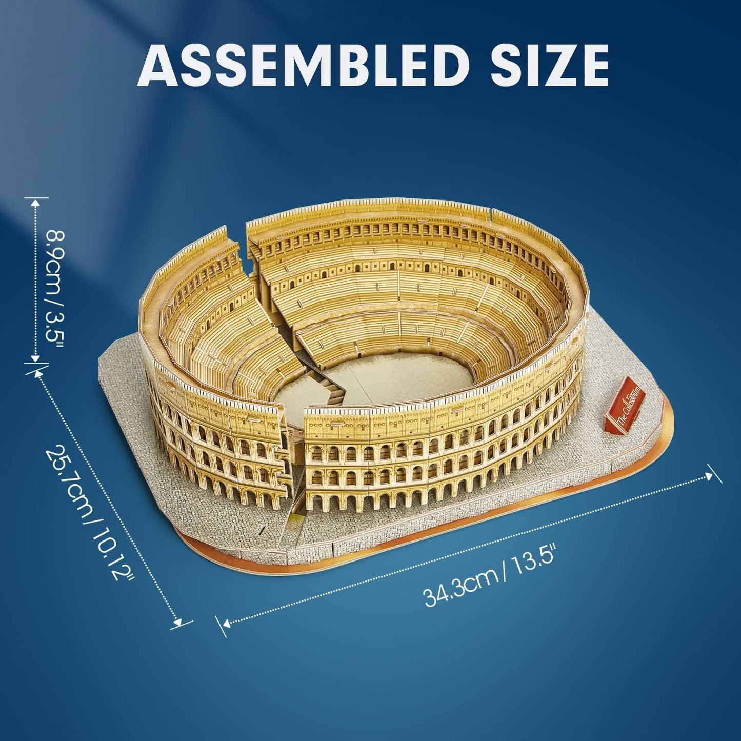 Cubic Fun 3D Puzzle The Colossem National Geographic medium DIY Building Kit
