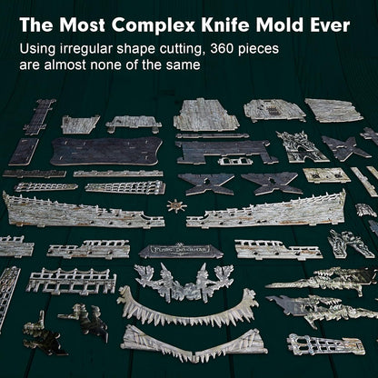 CubicFun 3D Puzzles Pirate Ship Flying Dutchman Luxury version with LED