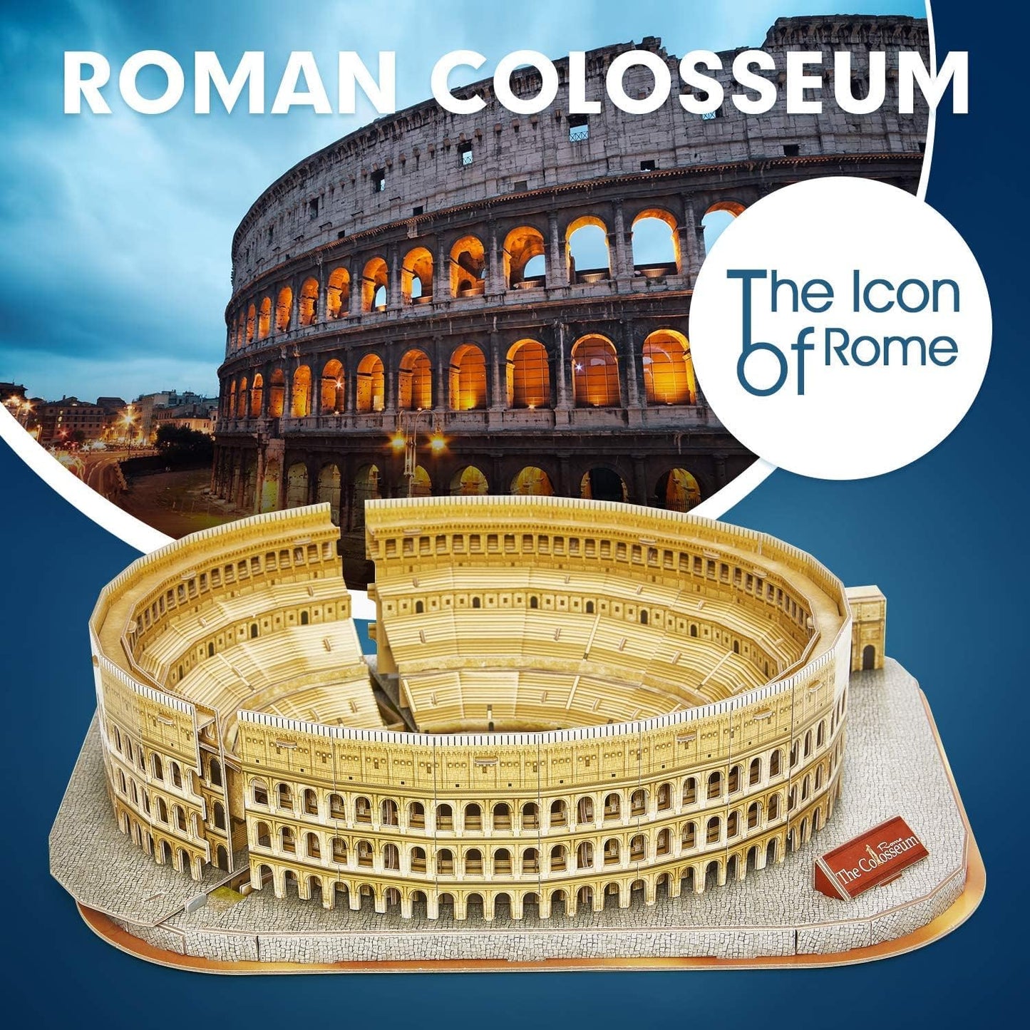 Cubic Fun 3D Puzzle The Colossem National Geographic medium DIY Building Kit