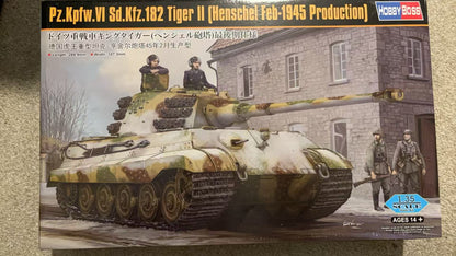 Trumpeter Hobbyboss 84532 1/35 Pz.Kpfw.VI 182 Tiger II Henschel Feb 1945 Product